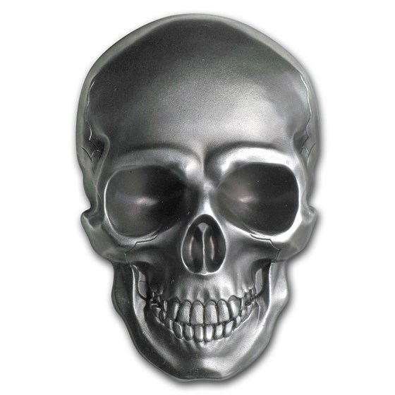 2016 Palau 1 oz Silver Antique Finish Skull Number 1 2016 Palau 1 oz Silver Antique Finish Skull Number 1